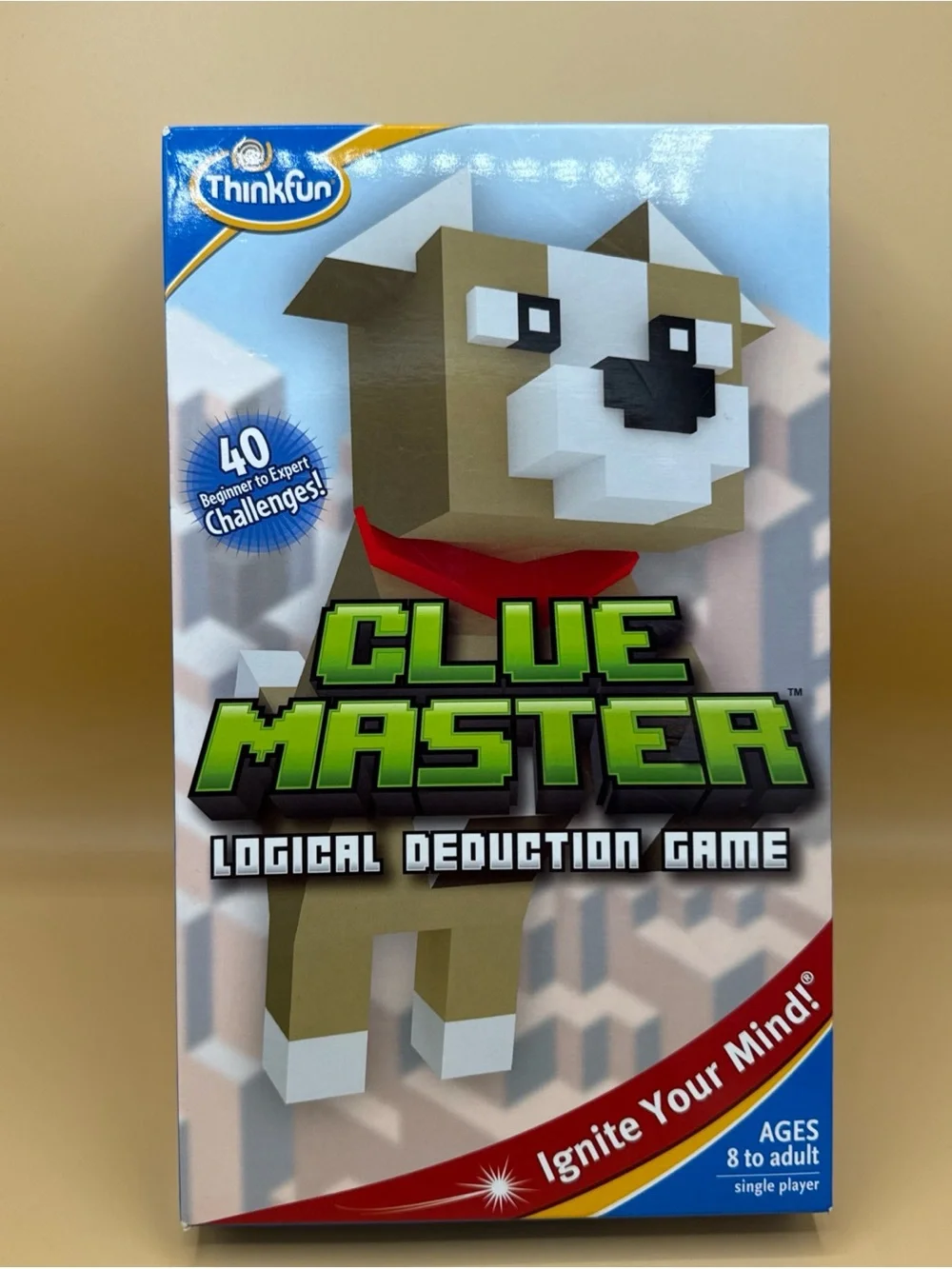 Thinkfun Clue Master Logical Deduction Game Reasoning 40 Challenges NEW